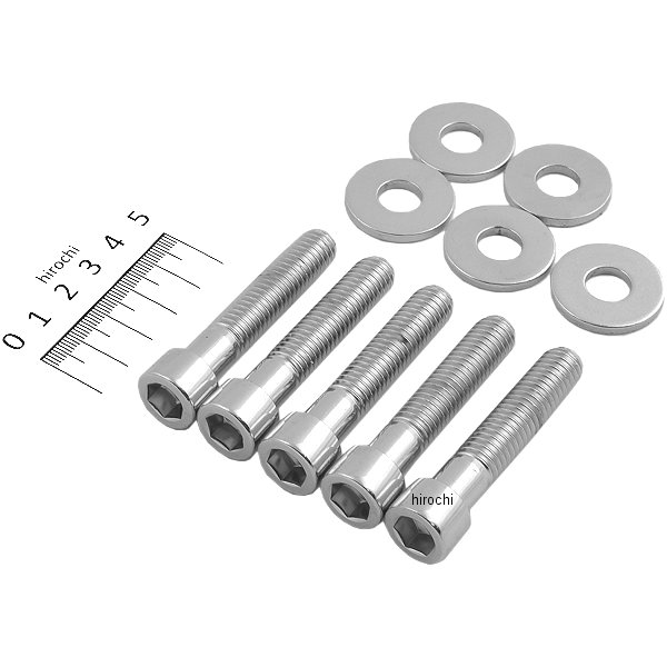 ガードナーウェスコット ボルトキット ベルトスプロケット 00年-05年 Twin Cam クローム