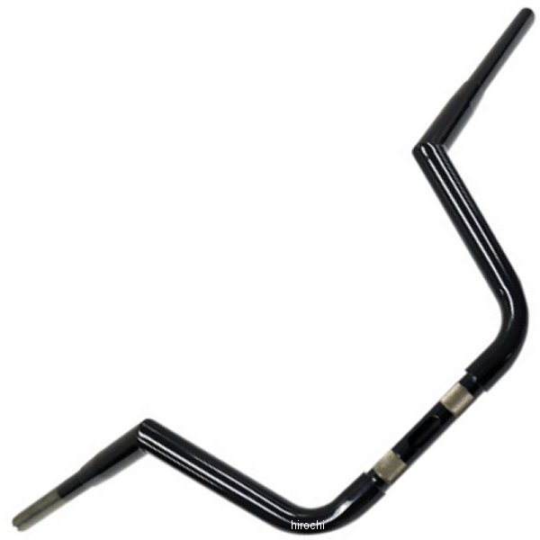 1.25インチ ハンドルバー ピーク 8インチ 黒(つや有り)