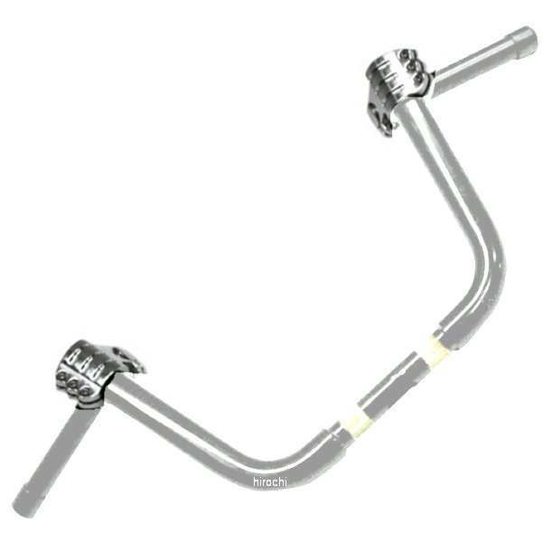 1.25インチ ハンドルバー PullBack Klip 10インチ 15年以降 クローム