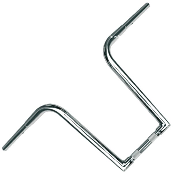 1.25インチ ハンドルバー アウトロー 14インチ クローム