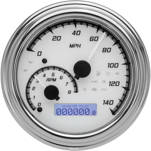 マルチメーターMVX 12年以降 FXST/FXD 白/グレー/クローム