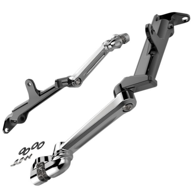 【セール特価】 ドライバーフットボード ハイウエーペグ取付金具 クローム