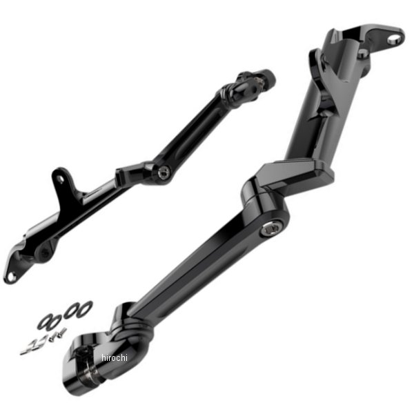 ドライバーフットボード ハイウエーペグ取付金具 黒