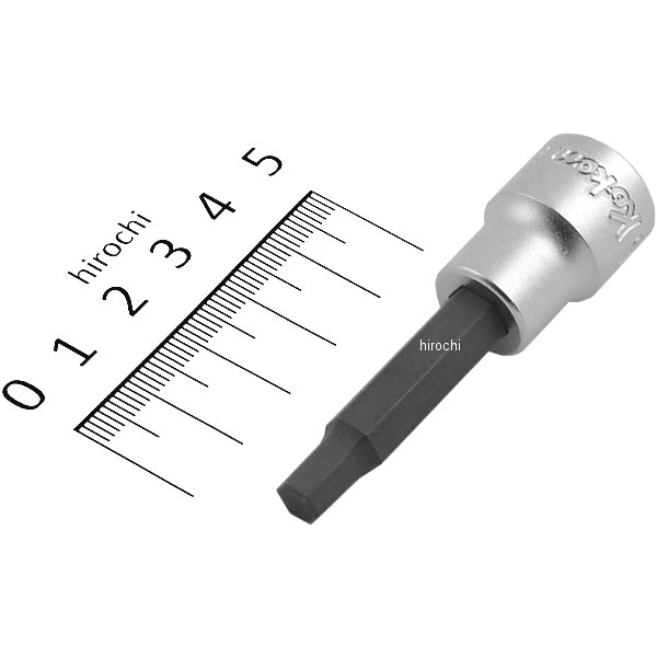 3/8インチsq ヘックスビットソケット 全長62mm 6mm