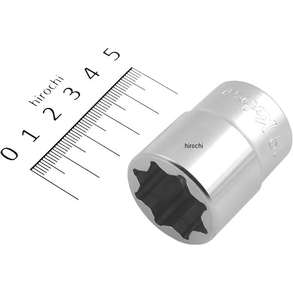 1/2インチsq ドレンプラグ用2重4角ソケット 19mm