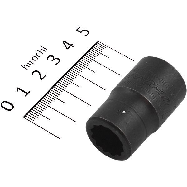 フランクドライブ 1/2インチ インパクト シャロー ソケット 12角 13mm