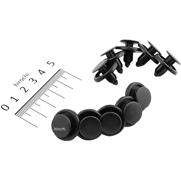 1.0-2.0mm/φ7.0mm プッシュリベットクリップ(10個)