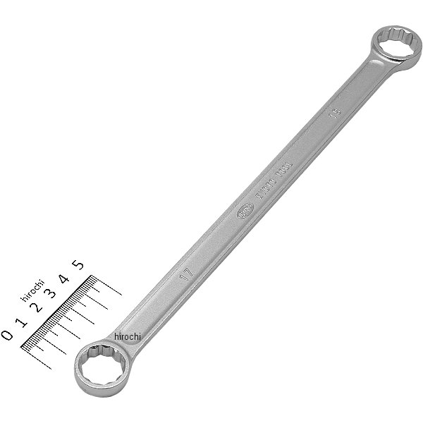 ストレートロングめがねレンチ 17mm×19mm