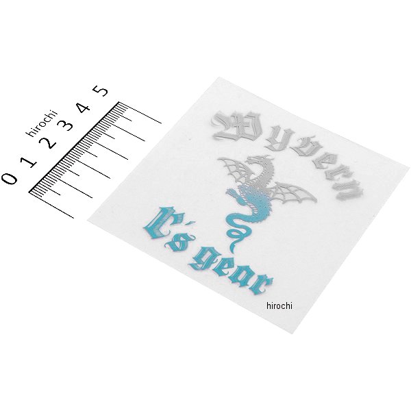 エンブレムステッカー シルバーグラデーション