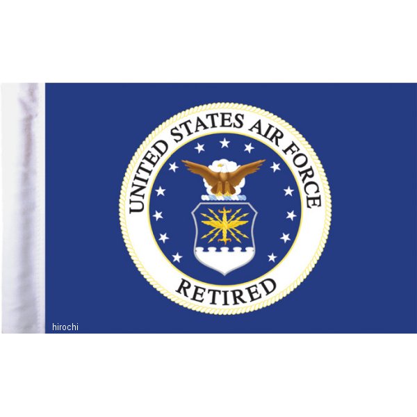 旗 Retired U.S. Air Force 10インチ(254mm) x 15インチ(381mm)