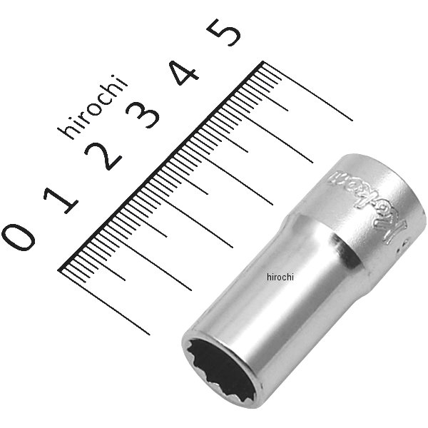 3/8インチsq 12角セミディープソケット 7/16インチ