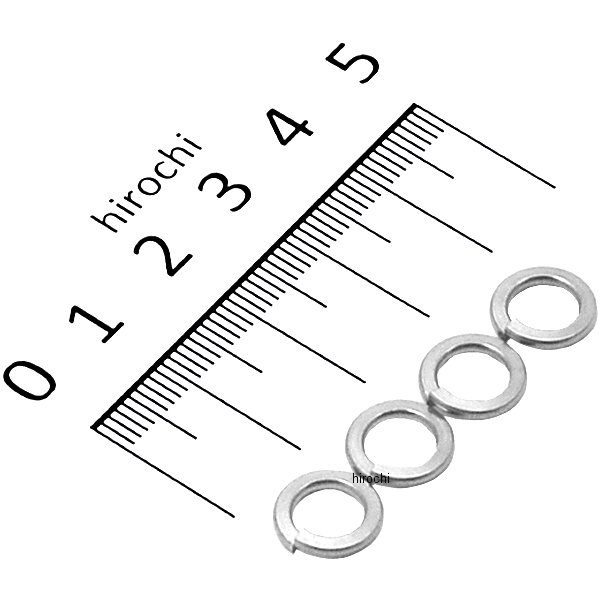 ステンレススプリングワッシャー 1/4インチ-20