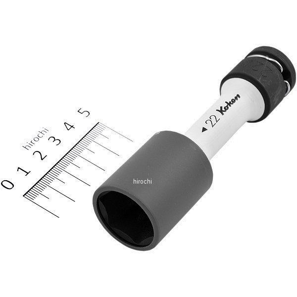 14145PM.110-22 1/2インチsq ホイールナット用薄肉インパクトソケット 全長110mm 22mm