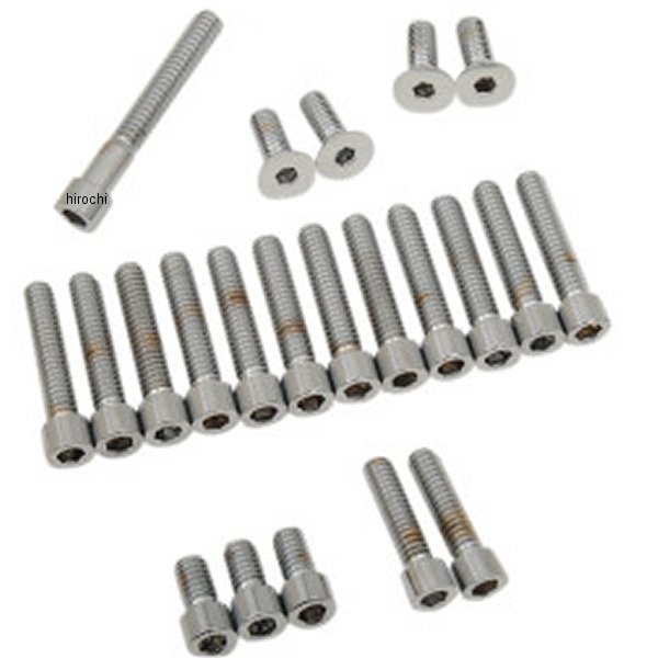 ボルトキット サイドカバー類 70年-82年 FL クローム/無地