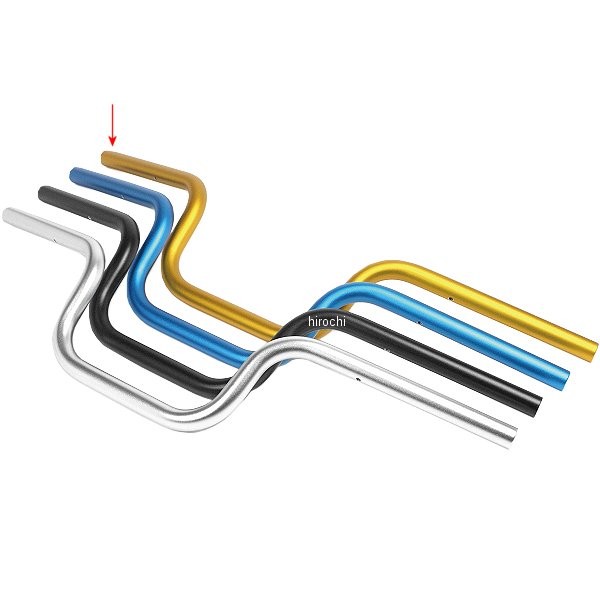 アルミステアリングハンドルパイプ Z125 PRO マットゴールド