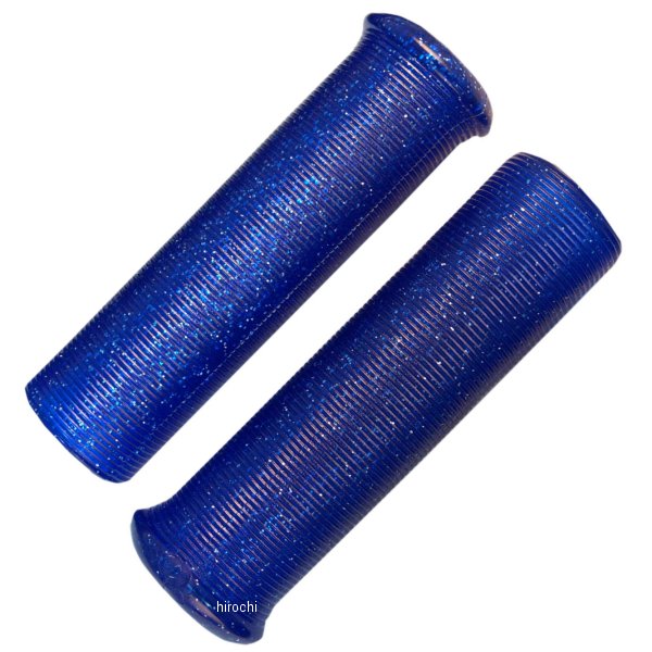 グリップ レトロ メタル 1インチ(25mm)バー用 青