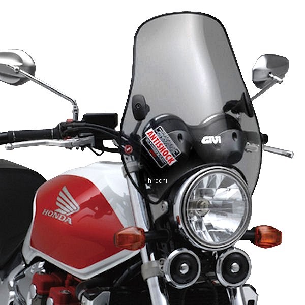 ジビ GIVI A603 ユニバーサルスクリーン 汎用 高さ380mmX幅395mm セミスモーク