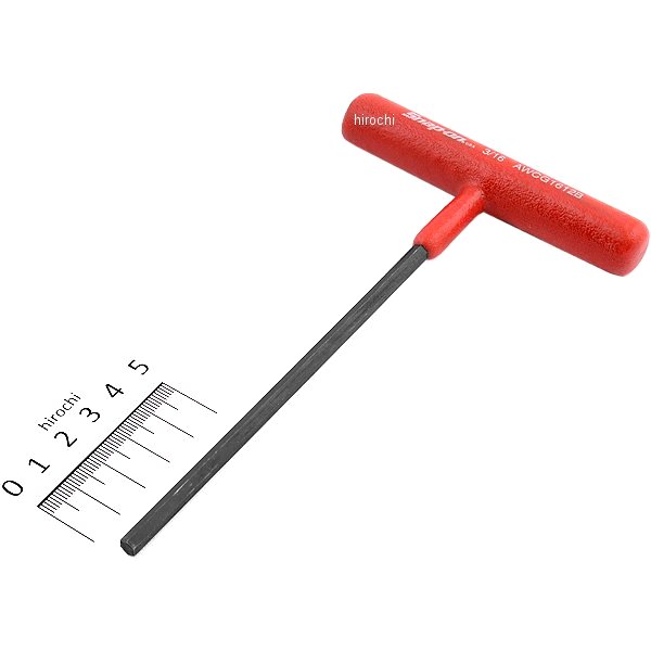 6角 T型 ハンドル 長さ6インチ 3/16インチ