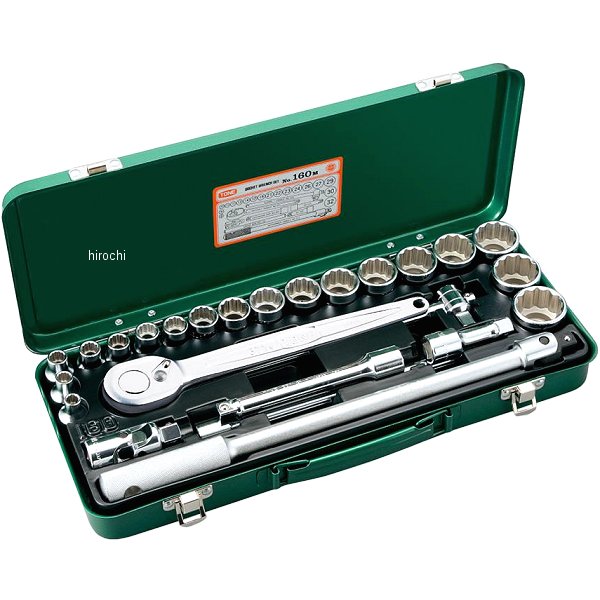 ソケットレンチセット 産業機械 自動車 バイク用 差込角 12.7mm (1/2インチ)