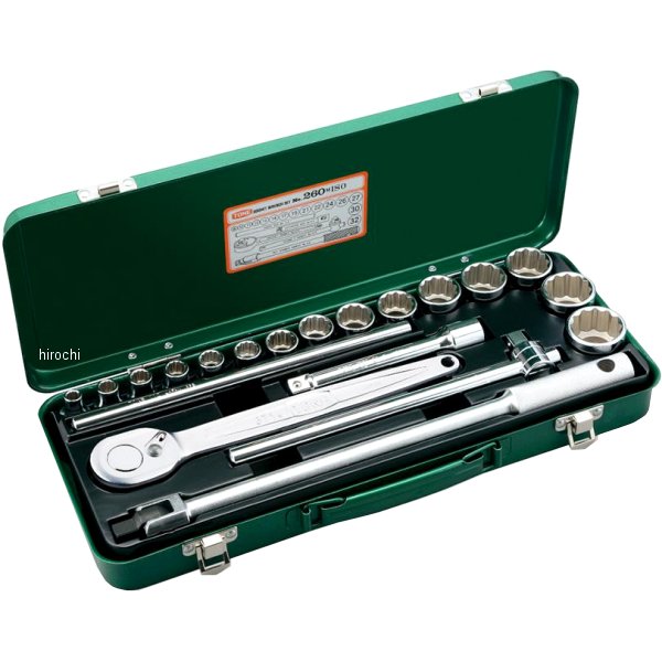 ソケットレンチセット 産業機械 自動車 バイク用 差込角 12.7mm (1/2インチ)