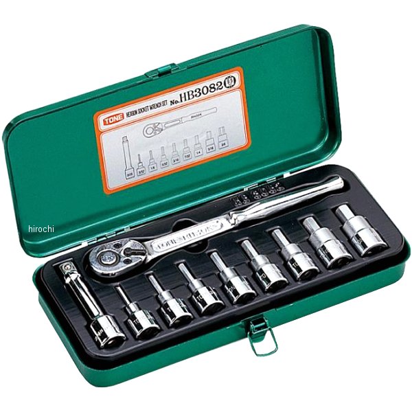 ヘキサゴンソケットレンチセット 差込角 9.5mm (3/8インチ)