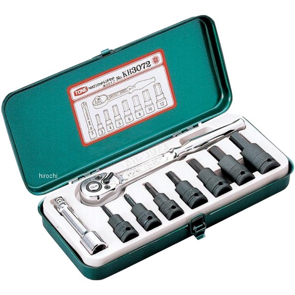 ヘキサゴンソケットレンチセット(強力タイプ) 差込角 9.5mm (3/8インチ)