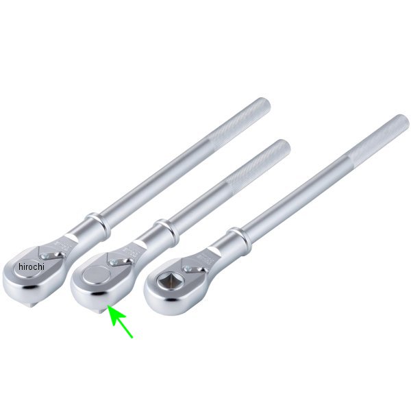 ラチェットハンドル 歯数 24 長さ 400mm 差込角 19mm (3/4インチ)