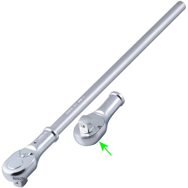ラチェットハンドル(ヘッドのみ) 歯数 24 長さ 165mm 差込角 25.4mm (1インチ)