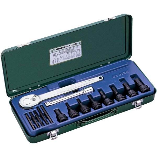 インパクト用 ヘキサゴンソケットレンチセット 差込角 12.7mm (1/2インチ)