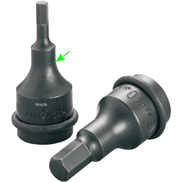 インパクト用 ヘキサゴンソケット 対辺 5mm 長さ 60mm 差込角 12.7mm (1/2インチ)