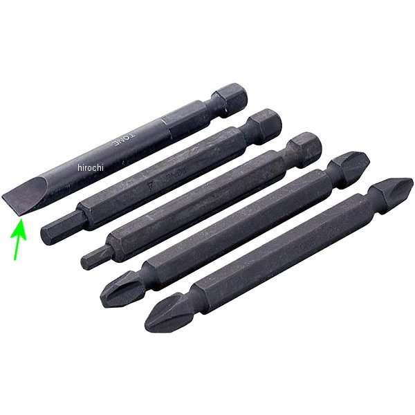 ドライバー ビット (-) 0.9x7.0 長さ 46mm ビット 二面幅 6.35mm (1/4インチ)