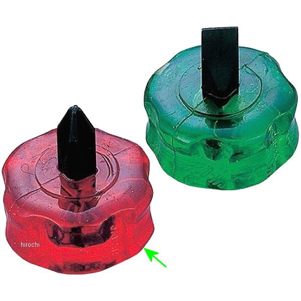 超ミニスタビードライバー (+) No.2 長さ 14mm 赤