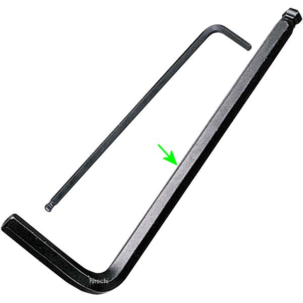 ロングボールポイント L形レンチ サイズ 8mm 長さ 172mm