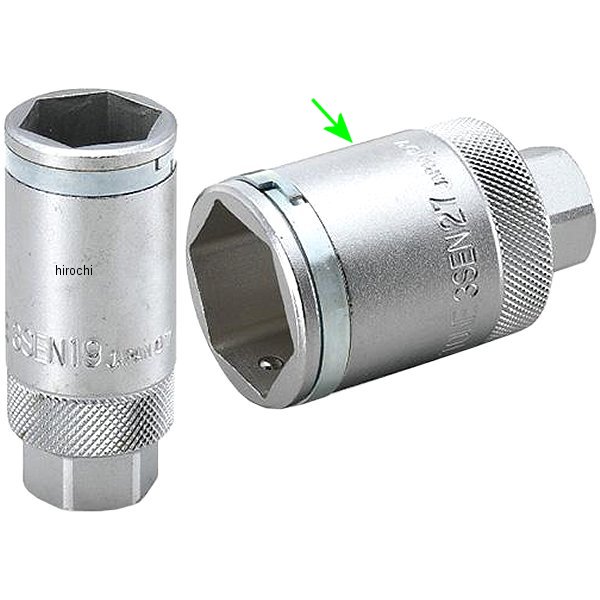 センサーソケット(6角) 対辺 27mm 長さ 60mm 差込角 9.5mm (3/8インチ)