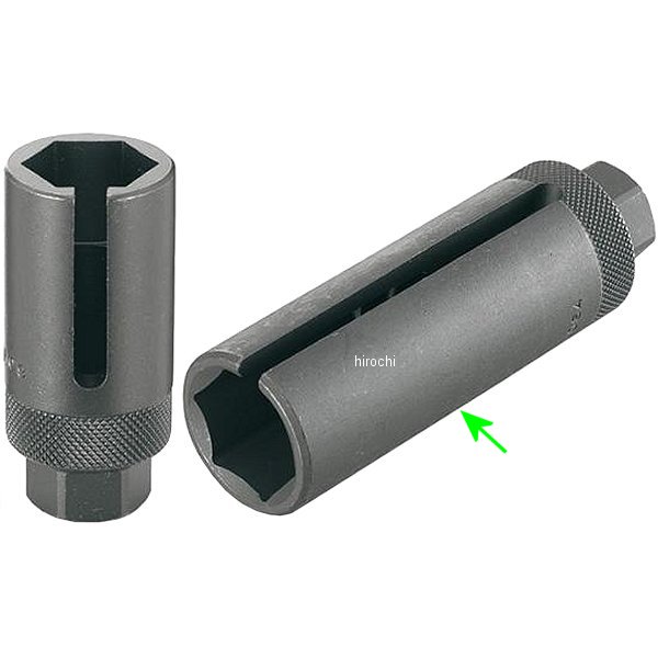 スリットソケット(6角) 対辺 22mm 長さ 100mm 差込角 9.5mm (3/8インチ)