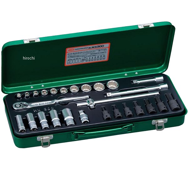 ミックスソケットレンチセット 産業機械 自動車 バイク用 差込角 9.5mm (3/8インチ)