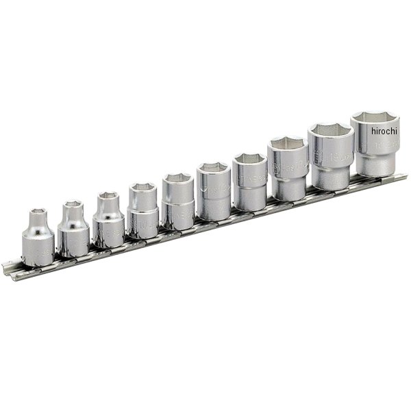 ソケットセット(6角・ホルダー付) 差込角 9.5mm (3/8インチ)