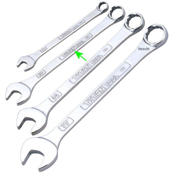 チタンツール コンビネーションスパナ サイズ 12mm 長さ 160mm 錆びない 非磁性 高強度 チタン