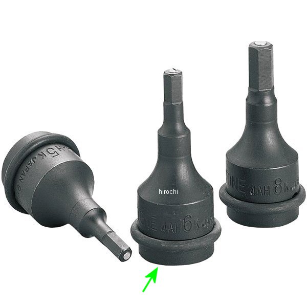 インパクト用 ヘキサゴンソケット(マグネット付) 対辺 6mm 長さ 60mm 差込角 12.7mm (1/2インチ)