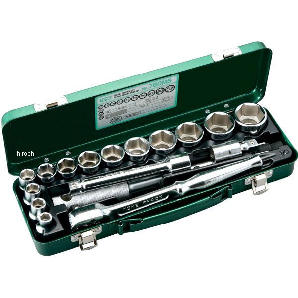 ソケットレンチセット 産業機械 自動車 バイク用 差込角 12.7mm (1/2インチ)