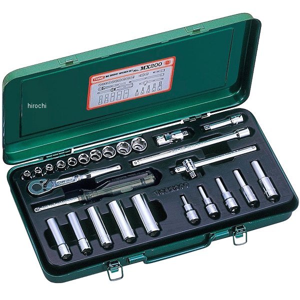 ミックスソケットレンチセット 小形機器用 差込角 6.35mm (1/4インチ)