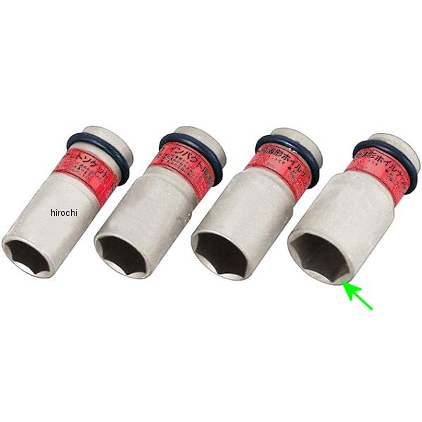 インパクト用 薄形ホイルナットソケット 対辺 22mm 長さ 60mm 差込角 12.7mm (1/2インチ)