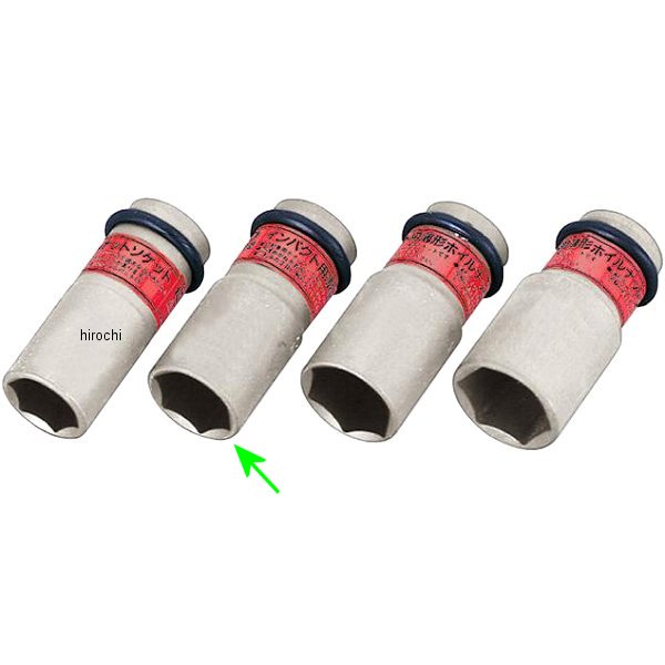 インパクト用 薄形ホイルナットソケット 対辺 19mm 長さ 60mm 差込角 12.7mm (1/2インチ)