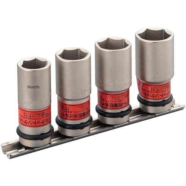 インパクト用 薄形ホイルナットソケットセット(ホルダー付) 差込角 12.7mm (1/2インチ)