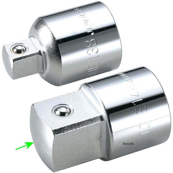 ソケットアダプター 凹差込角 19.0mm (3/4インチ) 凸差込角 25.4mm (1インチ) 長さ 60mm