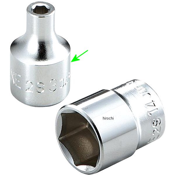 ソケット(6角) 対辺 3mm 長さ 21mm 差込角 6.35mm (1/4インチ)