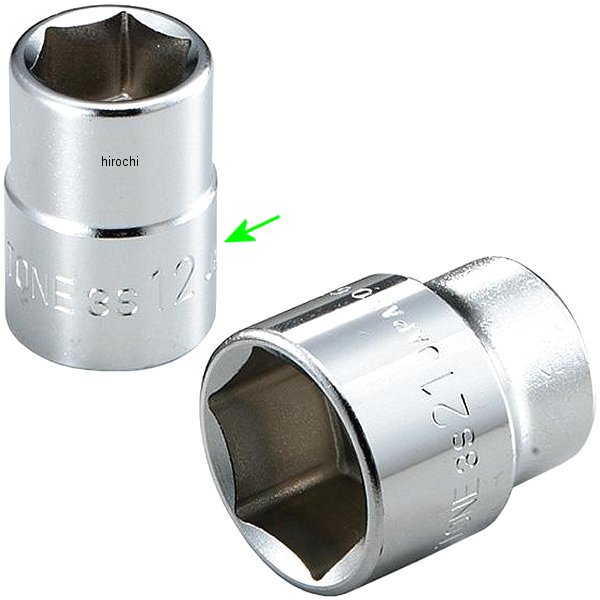 ソケット(6角) 対辺 12mm 長さ 26mm 差込角 9.5mm (3/8インチ)