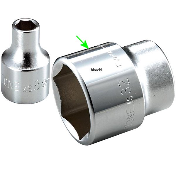 ソケット(6角) 対辺 32mm 長さ 47mm 差込角 12.7mm (1/2インチ)