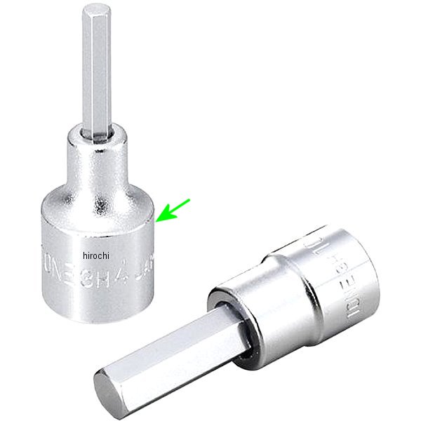 ヘキサゴンソケット 対辺 4mm 長さ 47mm 差込角 9.5mm (3/8インチ)