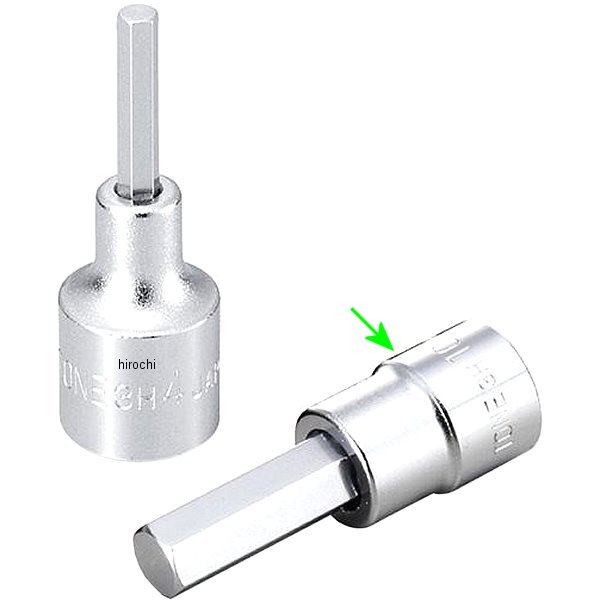 ヘキサゴンソケット 対辺 10mm 長さ 59mm 差込角 9.5mm (3/8インチ)